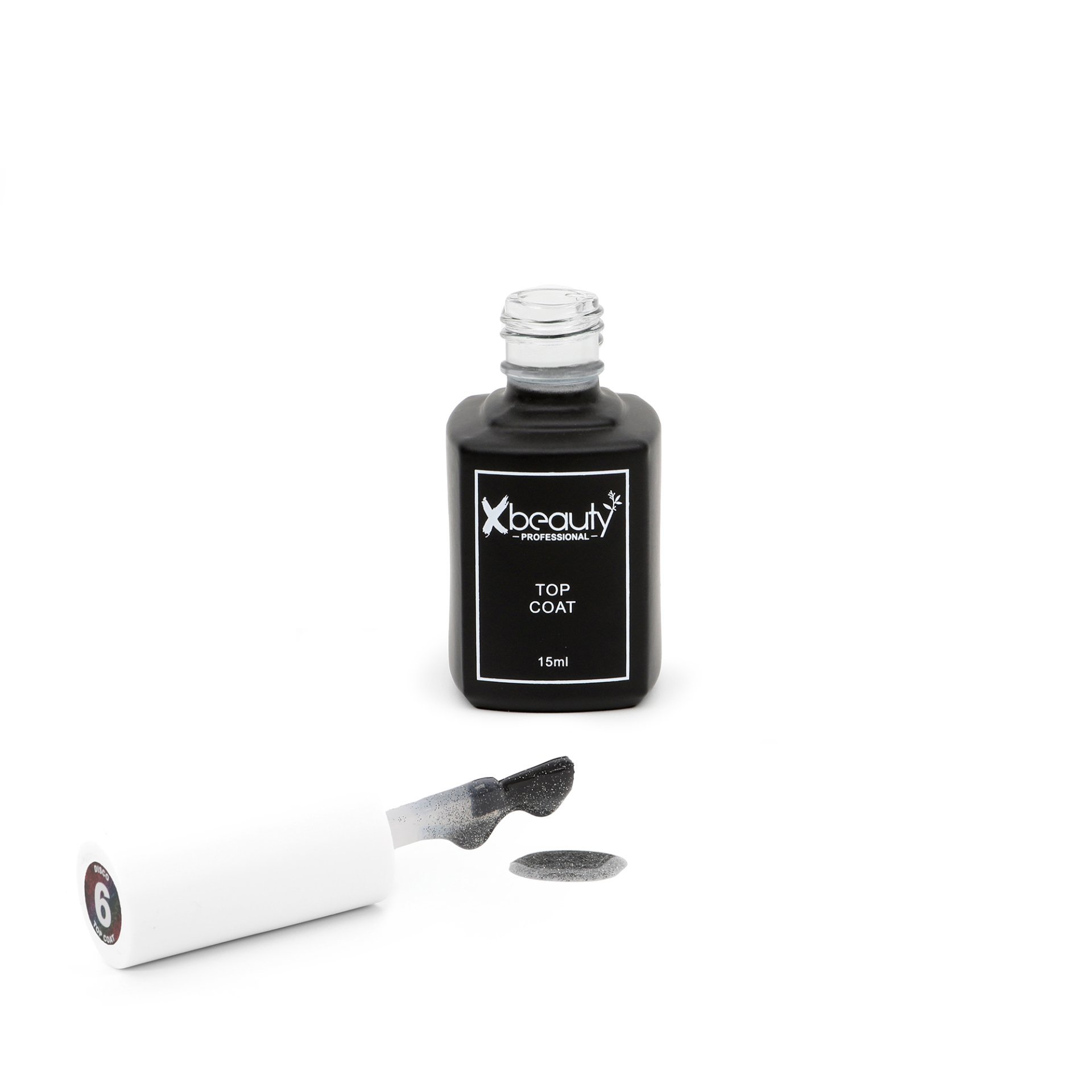 Xbeauty Top Coat DİSCO (Flash) 15 ml No:6