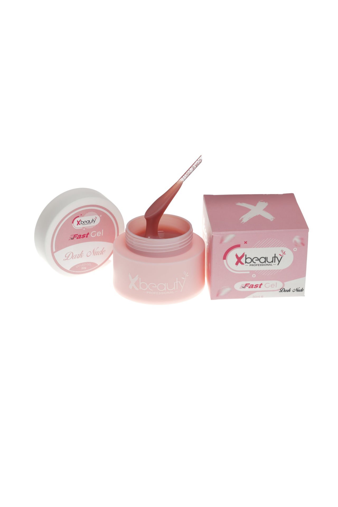 Xbeauty Fast Gel Dark Nude 50 gr