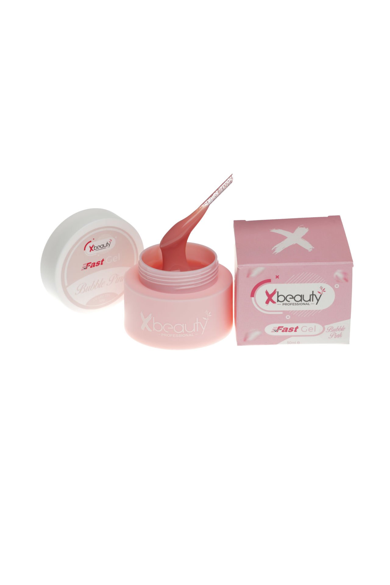 Xbeauty Fast Gel Bubble Pink 50 gr