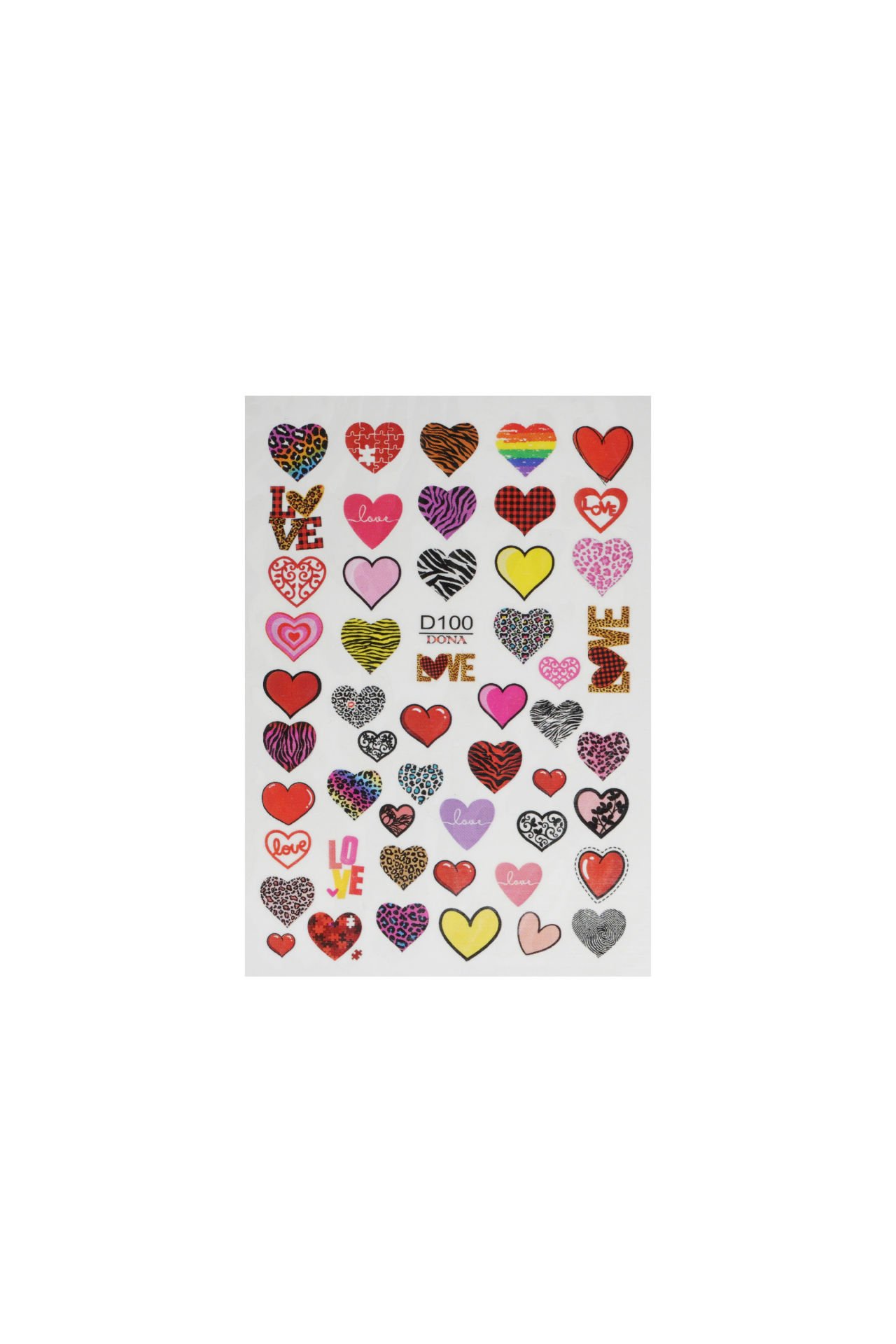 Su Bazlı Tırnak Stickeri