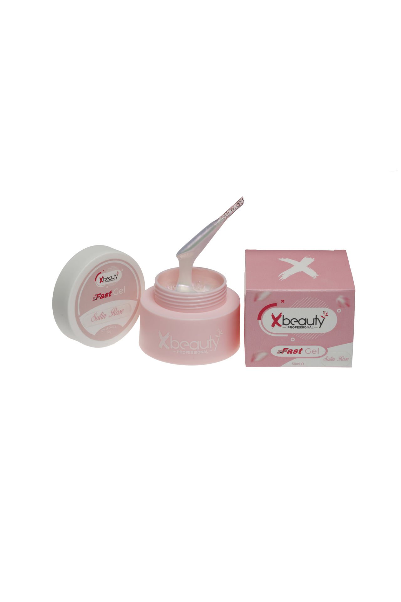Xbeauty Fast Gel Satin Rose 50 gr