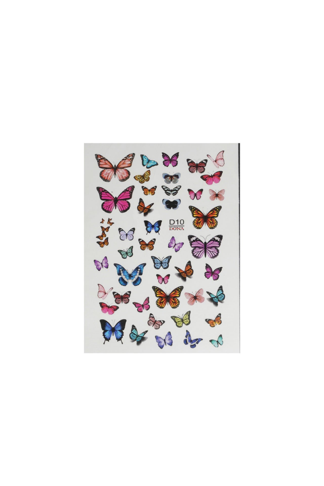 Su Bazlı Tırnak Stickeri