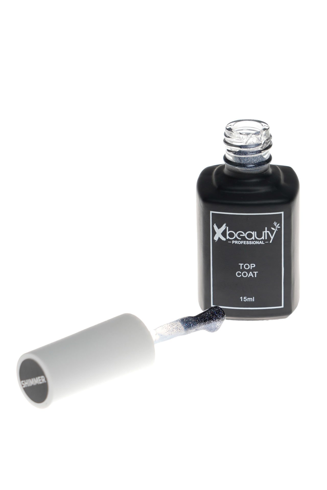 Xbeauty Top Coat SHİMMER 15 ml (Non-Wipe)