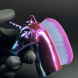 Toz Fırça Unicorn Blue Pink