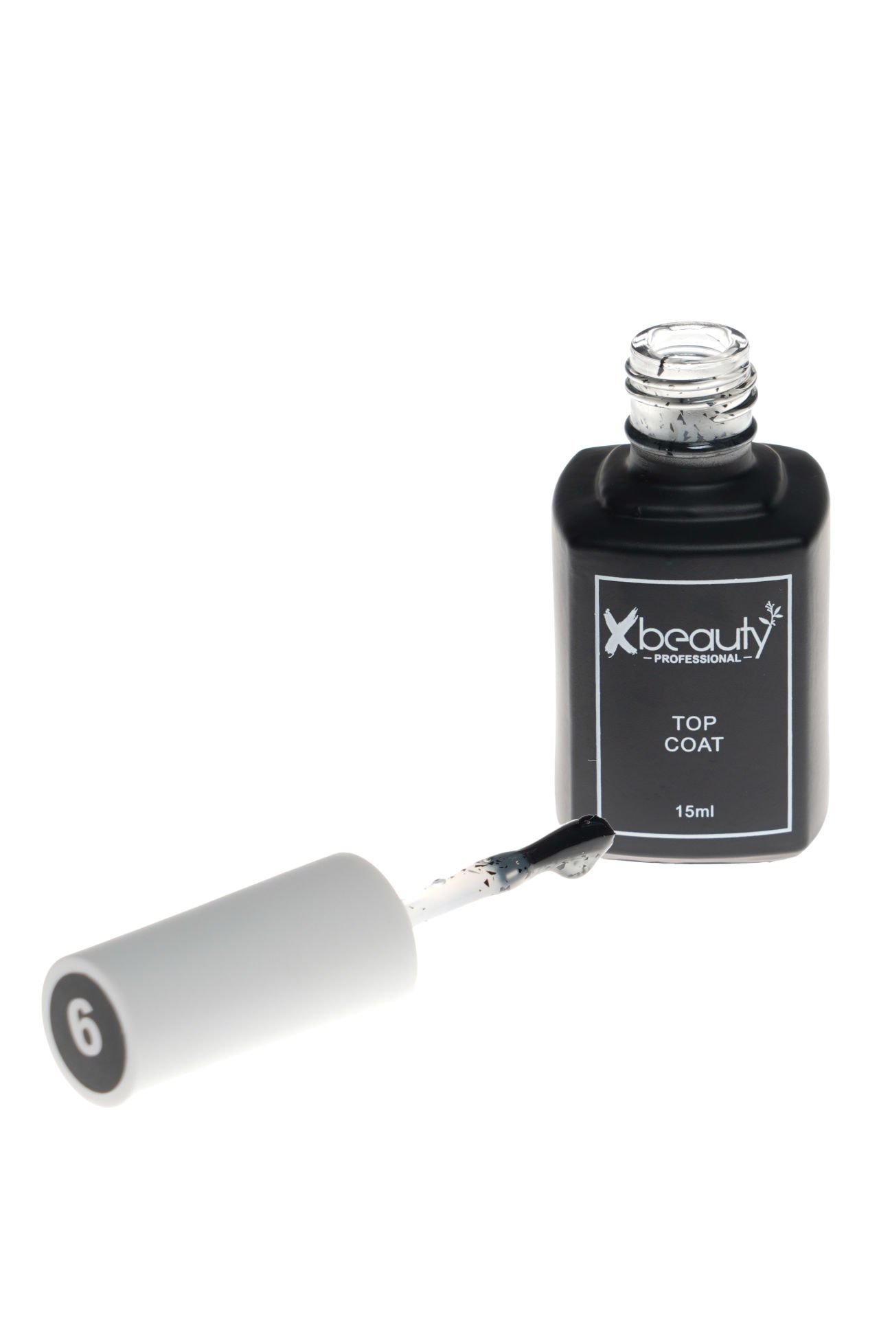 Xbeauty Top Coat  FLAKE 15 ml No:6 (Mat)