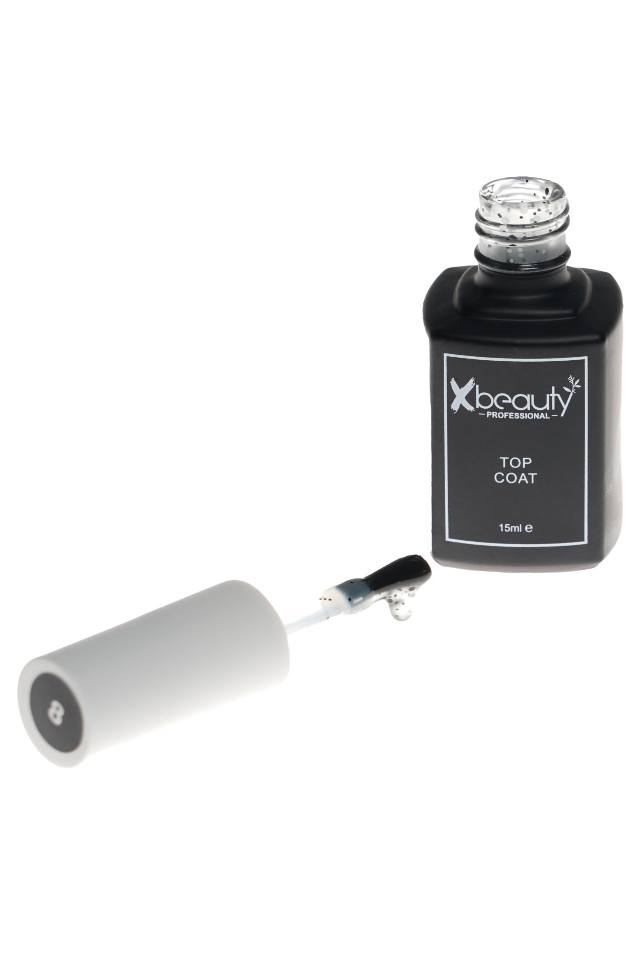 Xbeauty Top Coat  FLAKE 15 ml No:8(Mat)