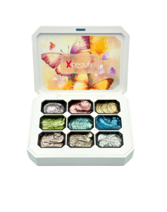 XBeauty Professional Three-in-One 9'lu Paint Gel Seti 1 – 18 gr (Platinum Simli)