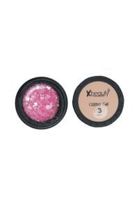 Glitter  Gel No:3  Pembe  10 gr