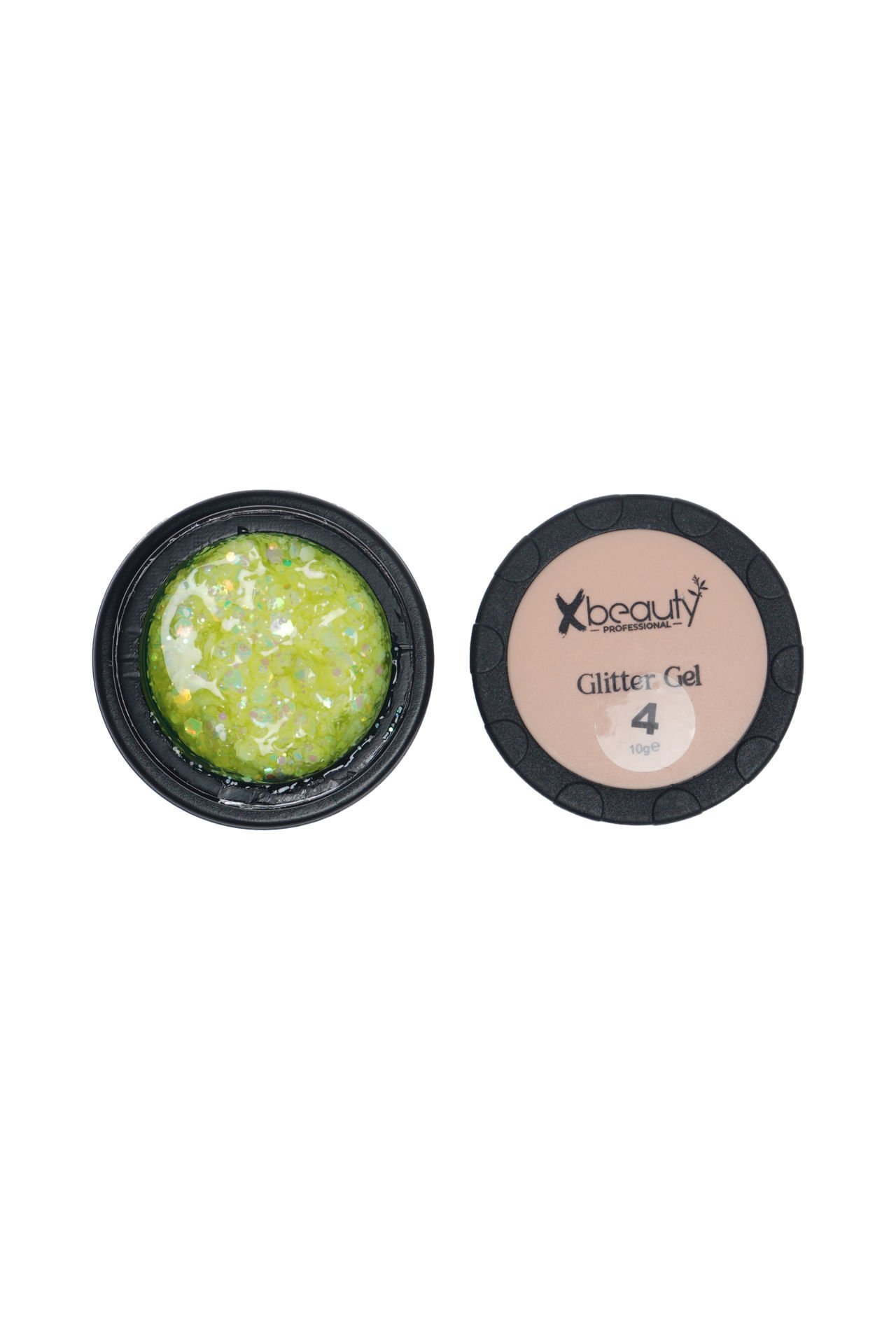 Glitter  Gel No:4 Sarı  10 gr