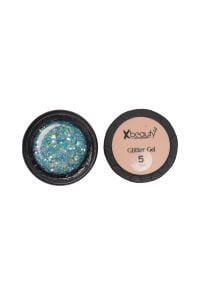 Glitter  Gel No:5  Mavi  10 gr