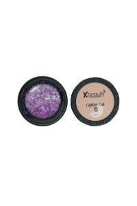 Glitter  Gel No:6  Mor  10 gr