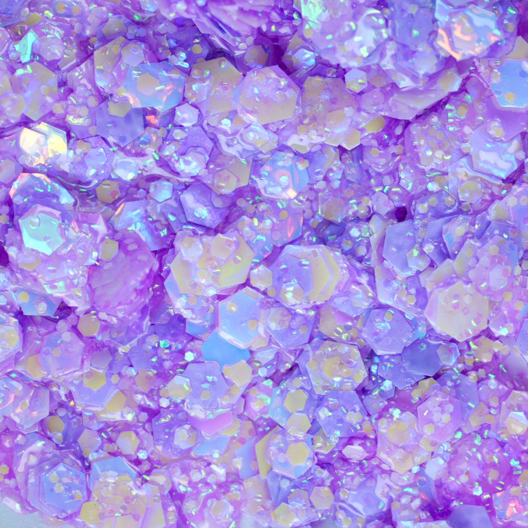 Glitter  Gel No:6  Mor  10 gr