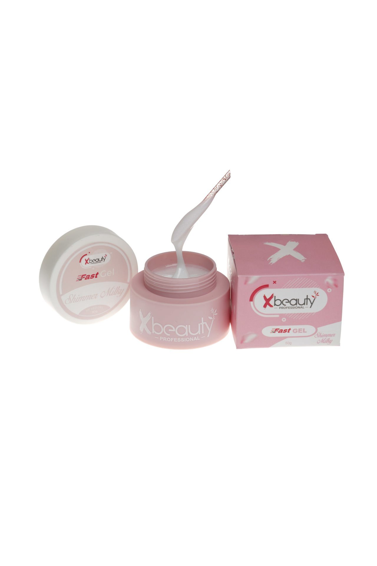 Xbeauty Fast Gel Shimmer Milky   50 gr