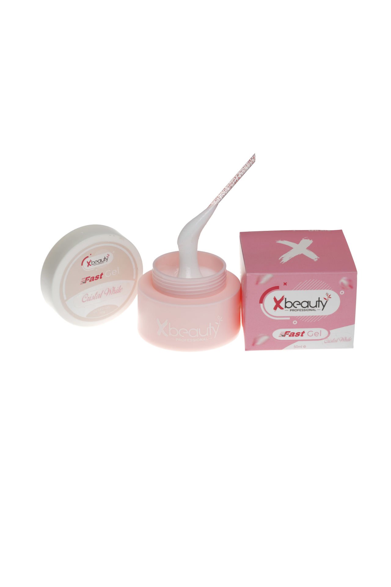 Xbeauty Fast Gel Cristal White   50 gr