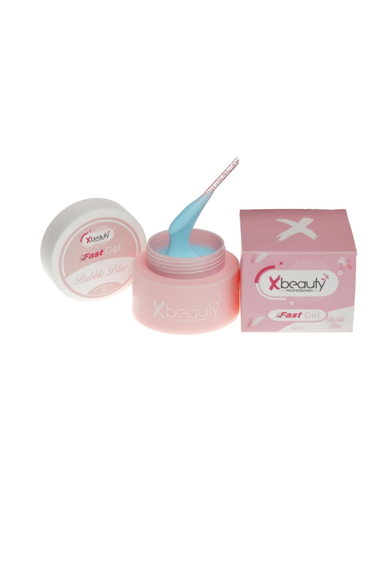 Xbeauty Fast Gel Bubble Blue  50 gr
