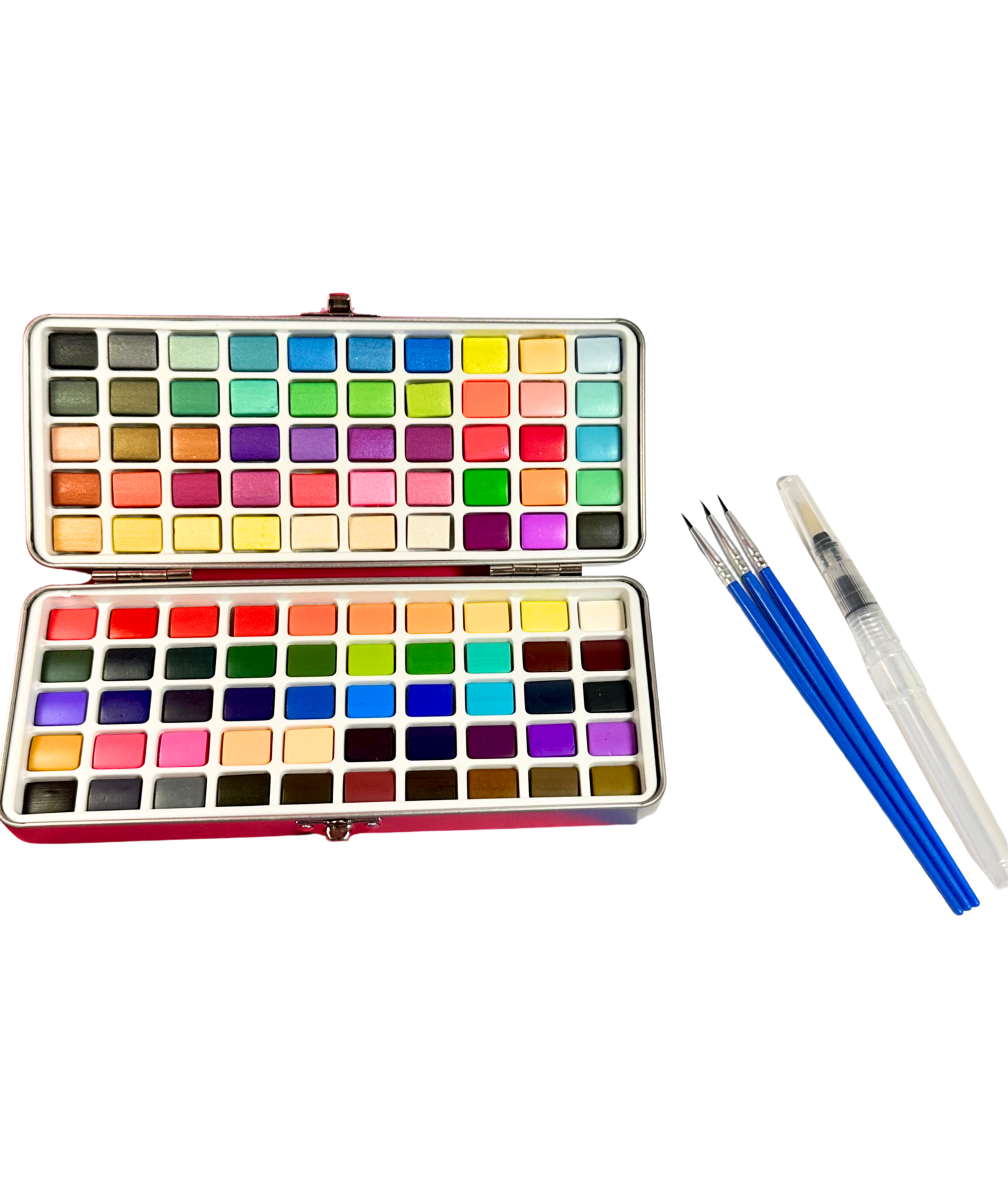 Xbeauty 100'lü Nail Art Sulu Boya ve Fırça Seti