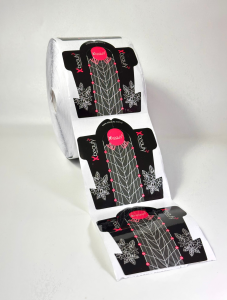 Xbeauty Professional Tırnak Uzatma Formu | V-Kılavuzlu Şablon 500 Adet