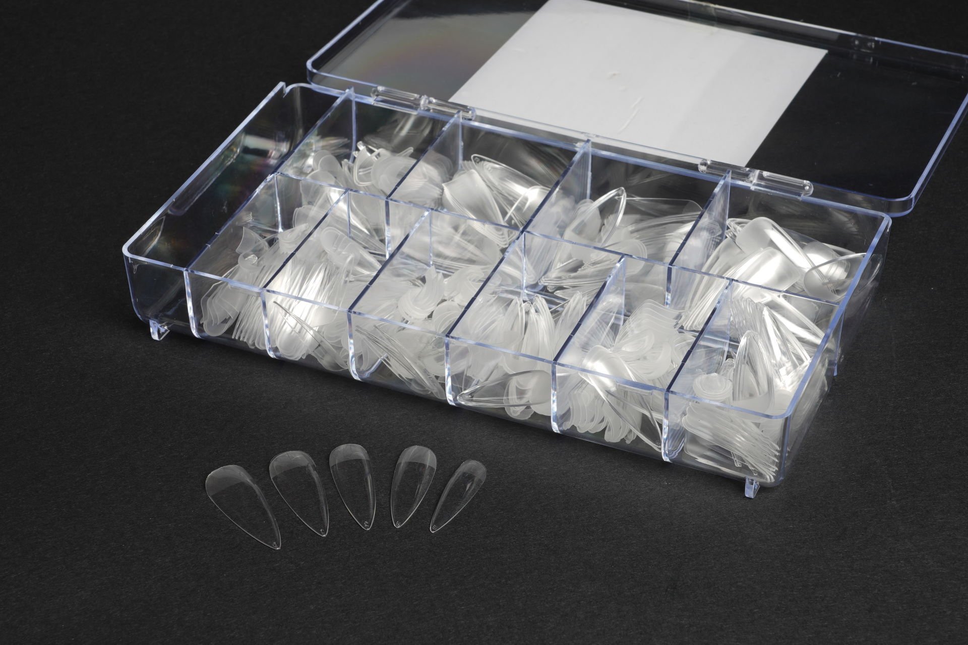 Xbeauty Jel Tips (Kapsül Tınak) Half Matte Stiletto