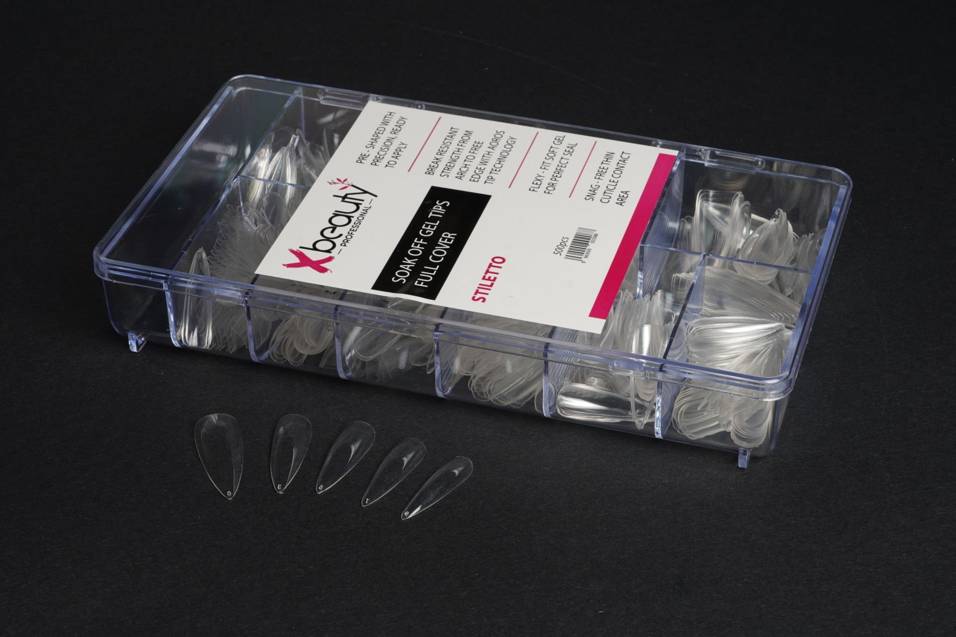 Xbeauty Jel Tips (Kapsül Tınak) Stiletto