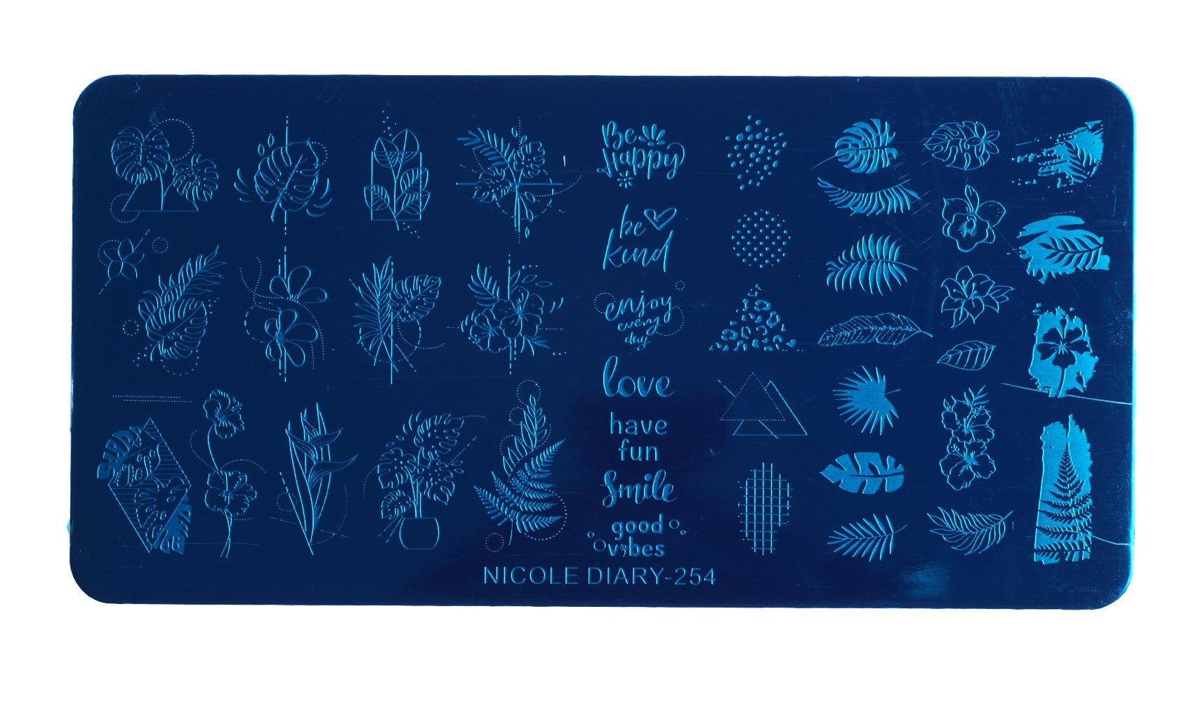 Nail Art Stamping Baskı Plakası ND-254