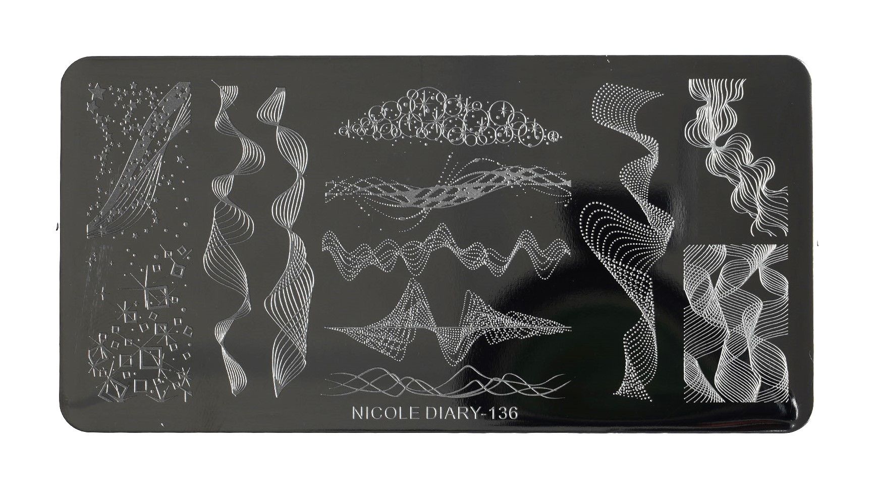 Nail Art Stamping Baskı Plakası ND-136