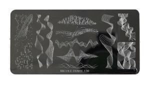 Nail Art Stamping Baskı Plakası ND-136