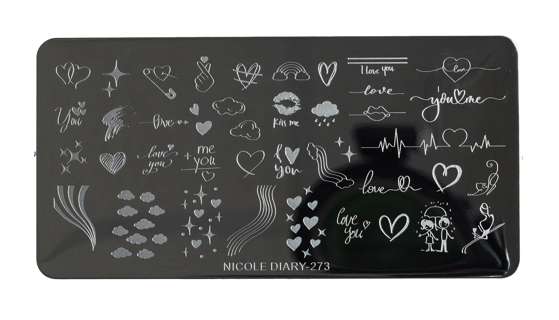 Nail Art Stamping Baskı Plakası ND-273