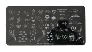 Nail Art Stamping Baskı Plakası ND-273