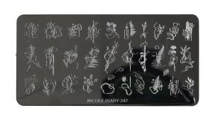 Nail Art Stamping Baskı Plakası ND-247