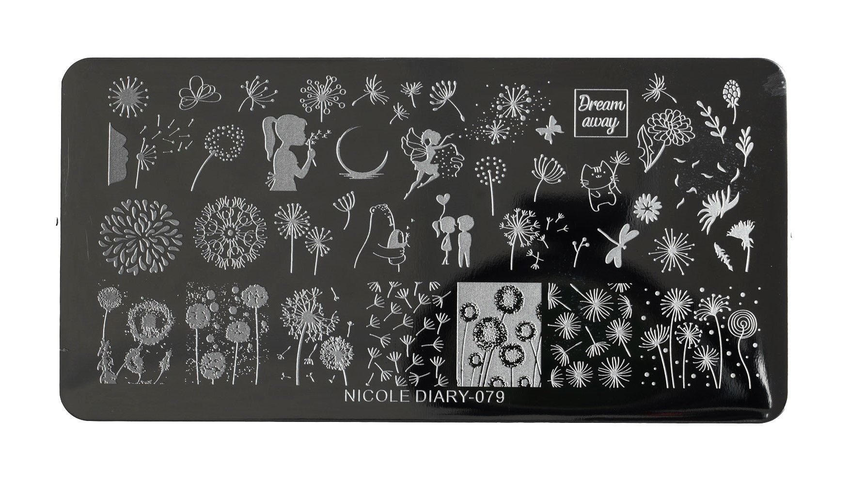 Nail Art Stamping Baskı Plakası ND-079