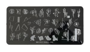 Nail Art Stamping Baskı Plakası ND-245