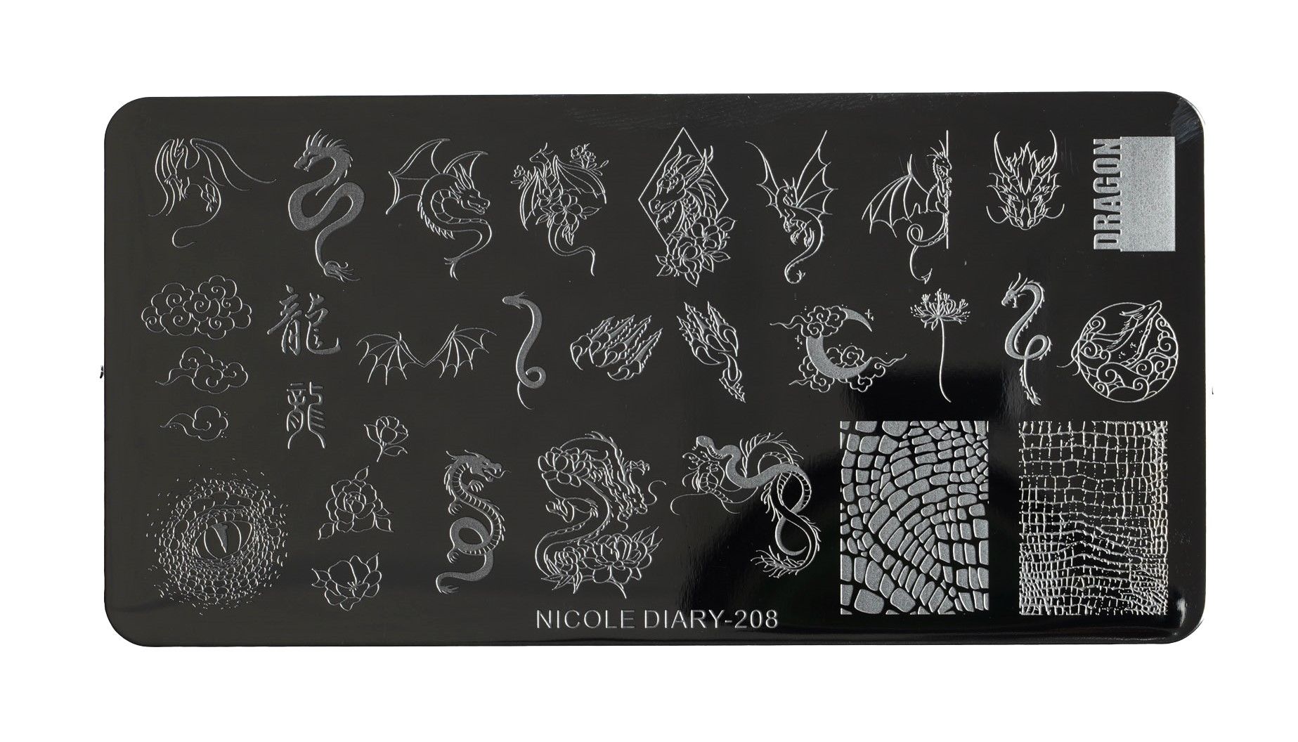 Nail Art Stamping Baskı Plakası ND-208